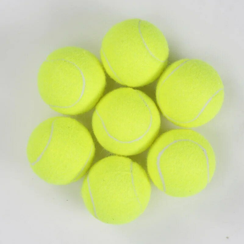 1pc alta elasticidade resistente de borracha tênis treinamento profissional bola do jogo esportes massagem bola tênis 2021 bola de borracha