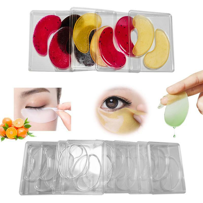 Molde transparente para hacer parches en los ojos, bandeja reutilizable para hacer parches en los ojos, hecho en casa, 12 piezas/24 piezas