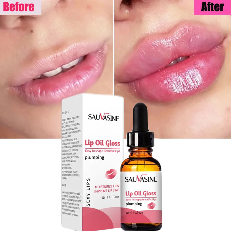 Sérum pour lèvres volumisant longue durée, essence de soin hydratante, réparation, liserés, plus pulpeux