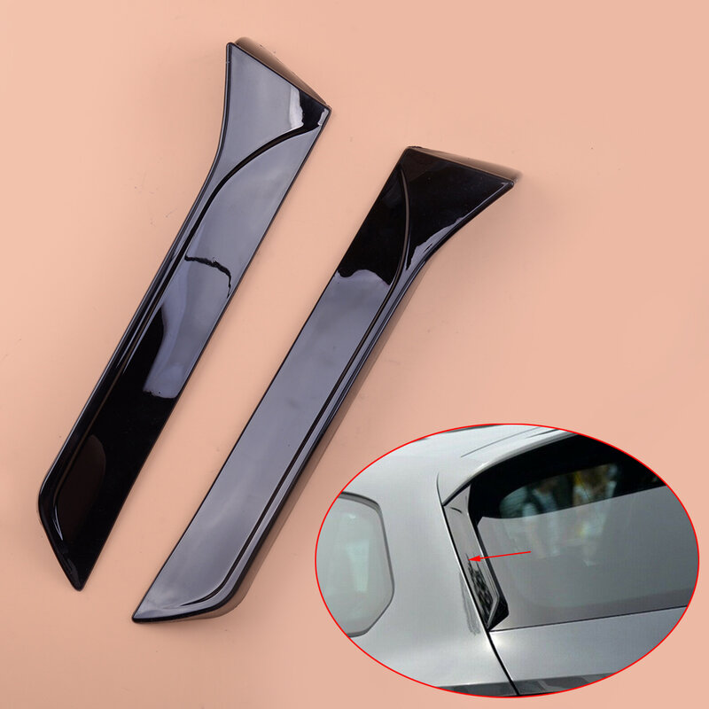 Becquet de fenêtre supérieur gauche/droite pour voiture, 1 paire, accessoire de protection pour voiture, compatible avec la Seat Leon FR MK3 MK3.5 2013 – 2021