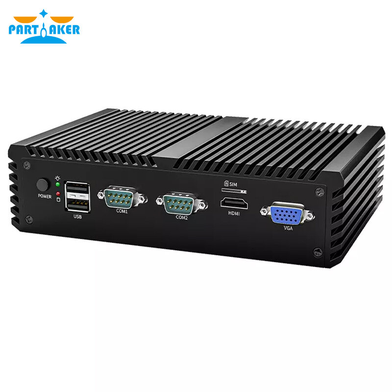 Partaker إنتل N5095 N5105 لينة راوتر بدون مروحة جهاز كمبيوتر صغير 5 x i225 i226 LAN HD-MI VGA 2 COM واي فاي 4G POE pfSense جدار الحماية