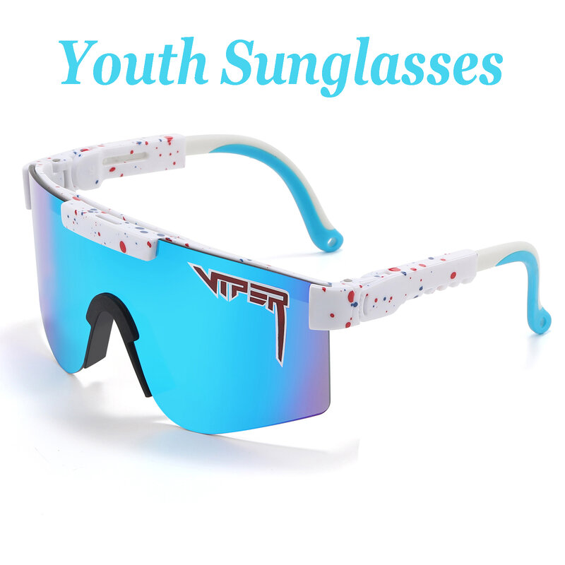 Jugend Kinder Sonnenbrille Pit Viper Sonnenbrille Jungen Mädchen Outdoor Sport Brillen Angeln Wandern Fahren Radfahren Baseball Brille