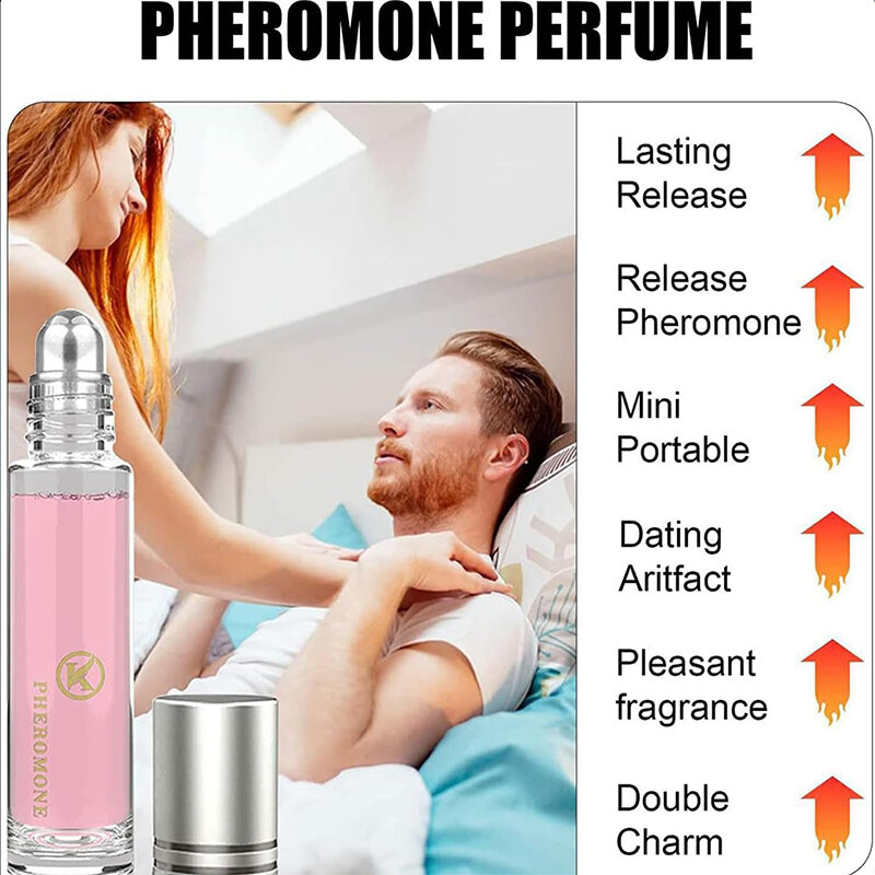Sexuellement personnel de longue durée et addictif pour femmes, parfum de phéromone Roll On, Cologne pour attirer les hommes
