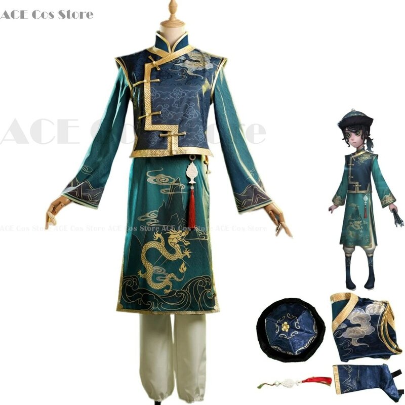 Identificyv Anime Game Survivor Edgar Valden Costume Cosplay pittore incensiere Skin Chi-pao Tangzhuang donna tradizionale Festival Set