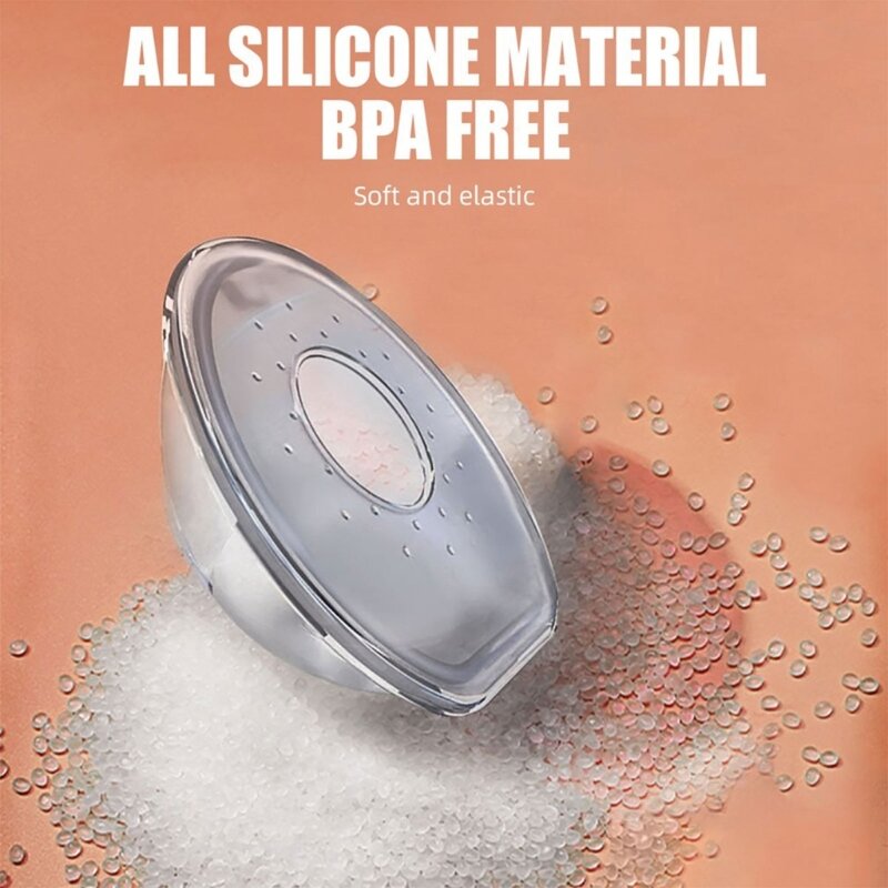 2 sztuk/zestaw poręczne kubki do karmienia muszle pojemnik na mleko piersi niezawierający BPA silikonowy pojemnik na mleko dla