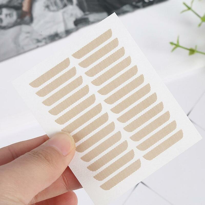 Double Eyelid Tape Invisible Lace Eyelid Lifter Strips Natural Fiber Waterproof Eyelid Stickers Perfect for Hooded Droopy Uneven