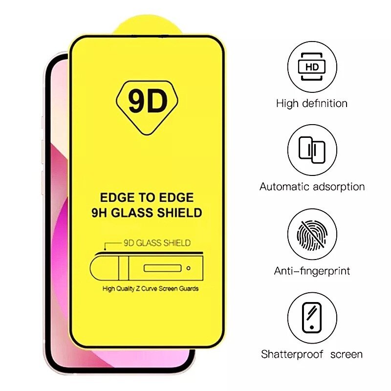 Protector de pantalla de vidrio templado 9D para Samsung, A54, A13, A12, A53, A14, A71, A52, A23, A70, A51, A32, A73, A50, A33, A22, 5G, 4 unidades