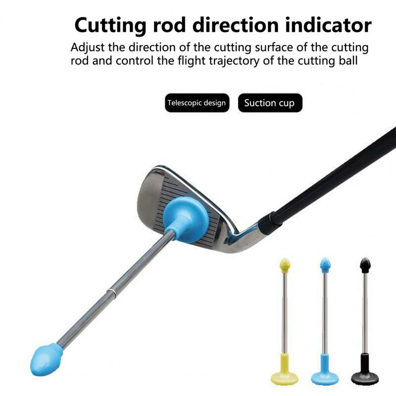 Indikator Arah Potongan Golf Cangkir Isap Magnetik Dapat Ditarik Perlengkapan Golf Indikator Arah Chipping Golf ABS