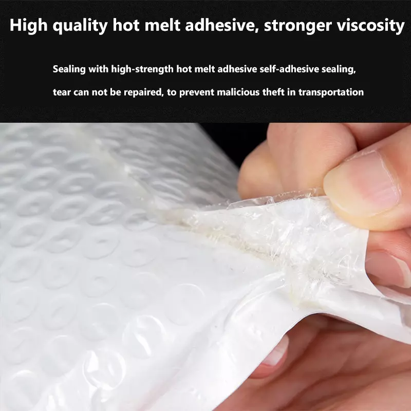 20pcs White Bubble Mailers Foam Bubble Padded Mailing Envelopes Mailer Poly for Packaging Self Seal Shipping Bag Bubble Padding