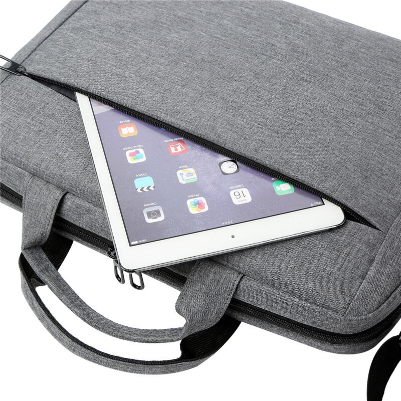 15.6 Polegada Laptop Bag À Prova D' Água Notebook Case Sleeve Para Macbook Air Pro Computador Ombro Bolsa Mulheres Homens Maleta Homens Sacos
