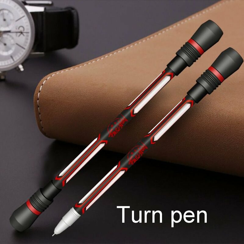 Bolígrafo de Gel antiestrés para estudiantes, bolígrafo giratorio anticaída de 0,5 MM, juguete giratorio creativo para aliviar el estrés, Spinner de mano antideslizante, nuevo
