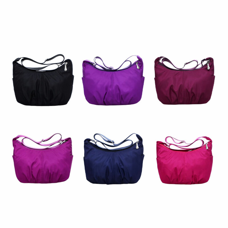Fashion Large Capacity Messenger Bag Travel Oxford Bags Waterproof Crossbody Bag Nylon Shoulder Bag Women Multi-pocket Handbag