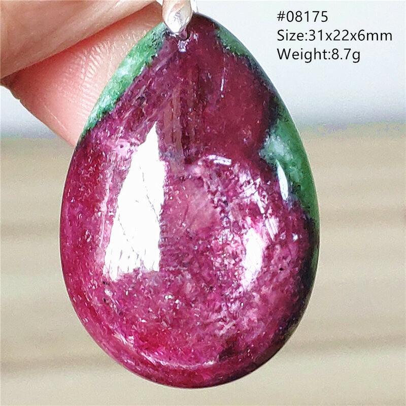 Natural Red Ruby Tumbled Pendant Healing Women Men Beads Oval Gemstone Red Rubi Ruby Necklace Pendant Jewelry AAAAA