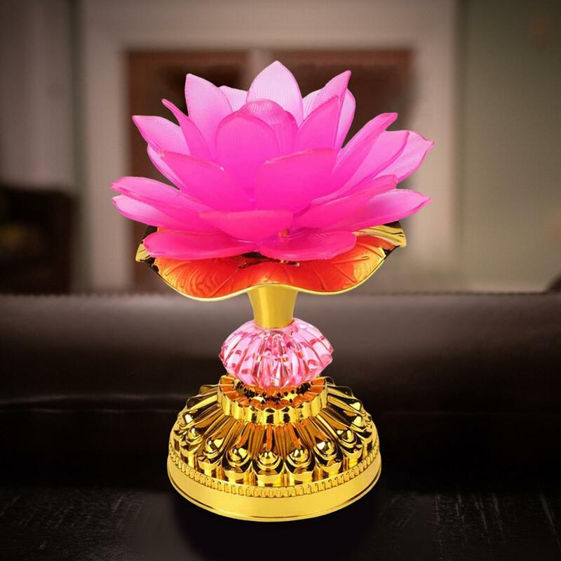 Luce buddista Buddha Wishing Light lampade da preghiera che cambiano colore per il tempio