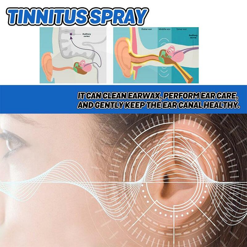 Natural Formula Tinnitus Relief Spray, Orelhas de zumbido reduzem o zumbido, 3pcs
