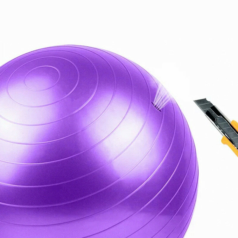 45cm piłki do jogi Fitness PVC zagęszczone ćwiczenia przeciwwybuchowe domowa siłownia ćwiczeń gimnastycznych Pilates aparatuur wyrównać piłkę