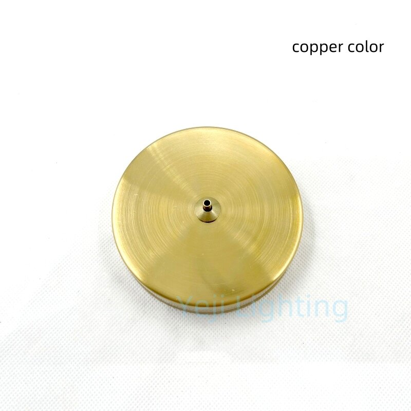 Iron Ceiling Rose Metal Ceiling Canopy Hardware Round Lamp Base for Chandelier LED Ceiling Plate Base Steel Wire Lamp Base DIY