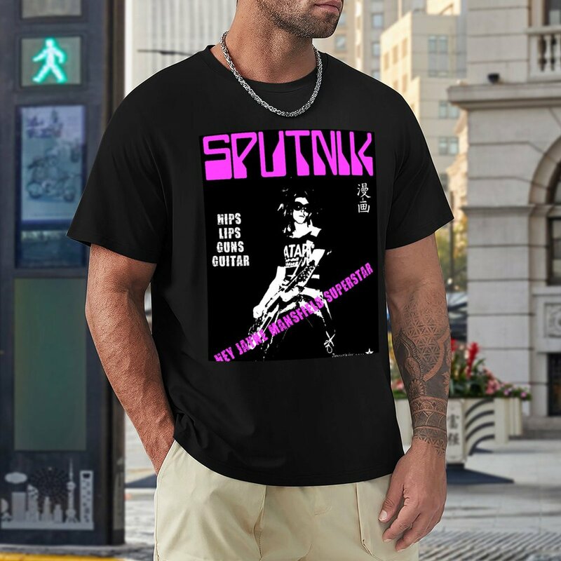 Sigue Sigue Spytnik t-shirt dla chłopców letni top koszulka z nowe wydanie anime t shirt men