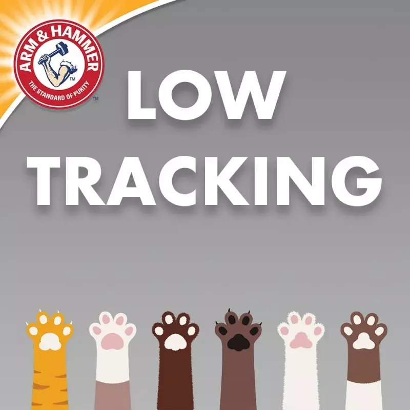 ARM & HAMMER Double Duty Cat Litter, Advanced Odor Control Clumping Cat Litter, Scented, 40 lbs