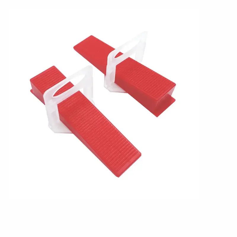 Best Professional Tile Leveling System 1/1.5 /2 /2.5/3 MM White Clips Red Wedge And Pliers For Laying Tiles Construction Tools