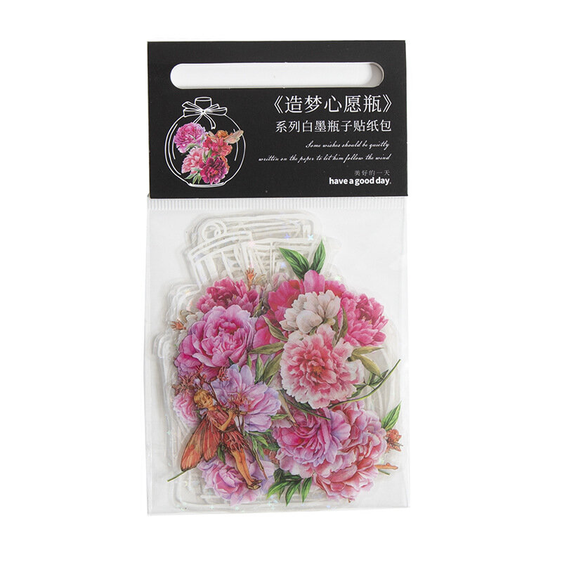 Marcadores de flores secas transparentes, DIY Handmade Bookmarks, Conjunto em branco, perfeito para a planta, Flower Bookmark Making, 40Pcs