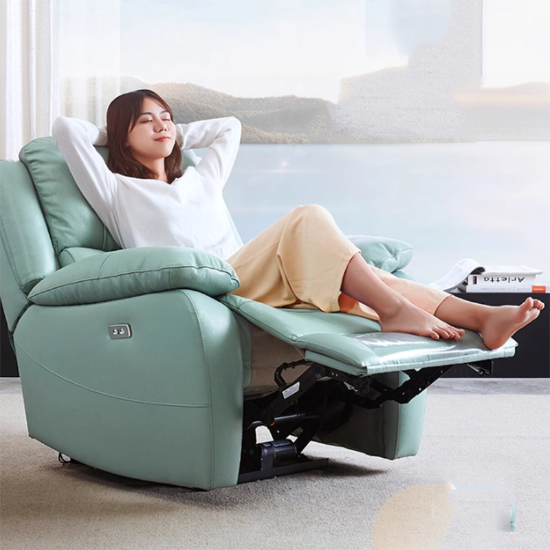 Sofá reclinável resto secional cadeira de energia elétrica, Única poltrona relaxante, Cheap sala completa