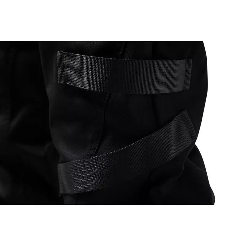 New Fashion Ninja spodnie Techwear na zamek błyskawiczny z kieszeniami spodnie Cargo spodnie męskie czarne spodnie hiphopowy sweter