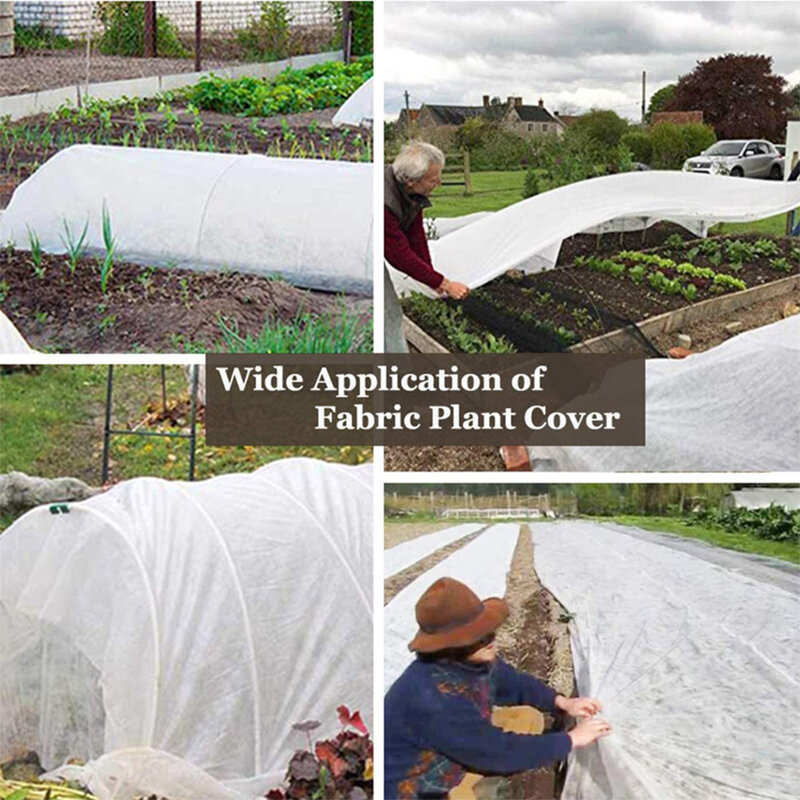 بطانيات نباتية للحماية من التجميد قابلة لإعادة الاستخدام للطقس البارد ، قماش الصقيع ، غطاء صف عائم