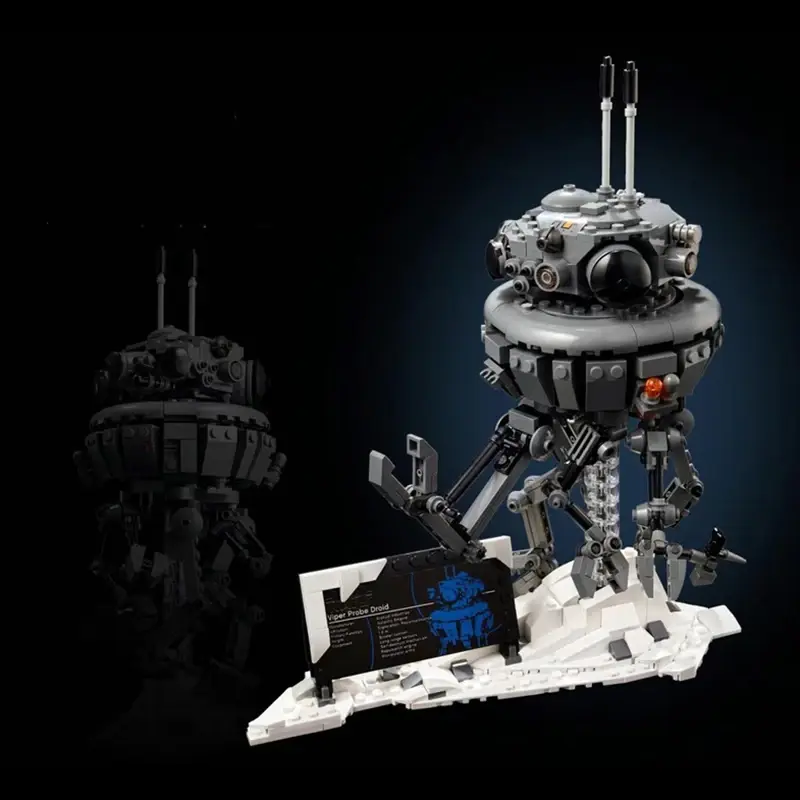 주식 임페리얼 프로빙 드로이드 75306 모델 브릭, 창의적인 아이디어 감지 로봇 빌딩 블록 장난감, 어린이 소년 선물 10900