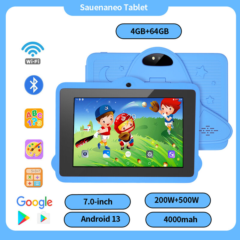 Nuovo originale 7 pollici per bambini stablet-K1 4GB RAM 64GB ROM può essere utilizzato come schermo regalo per bambini 1024*600 PC tabl