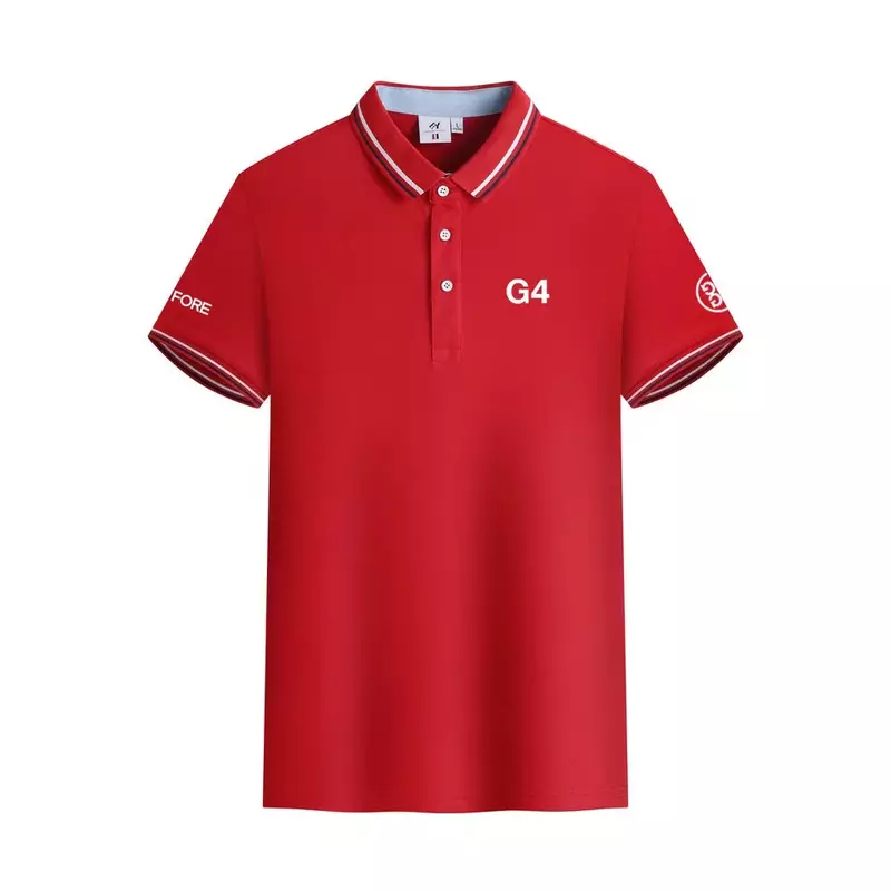 Мужская Повседневная футболка Golf G4, Корейская Роскошная одежда, мужская одежда для гольфа, Новинка лета 2024, футболка для гольфа, спортивный топ-поло