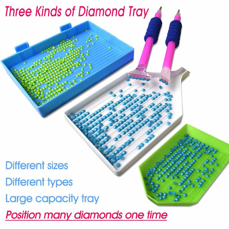 Fabryka bezpośrednio sprzedaż 5D diamentowy zestaw zestawy narzędzi akcesoria do malowania do malowania diamentów 56 pcs