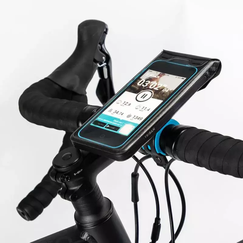 Suporte do telefone móvel à prova de choque para bicicleta, bolsa impermeável universal, montanha e cidade