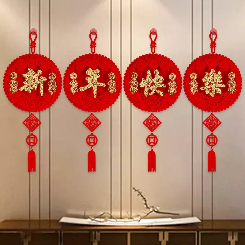 Indoor Fuzi Hanging Pieces, Xinglong Hanging Ornamentos, Negócios Hangings, Xinglong, Hotel abriu uma grande ornamentos