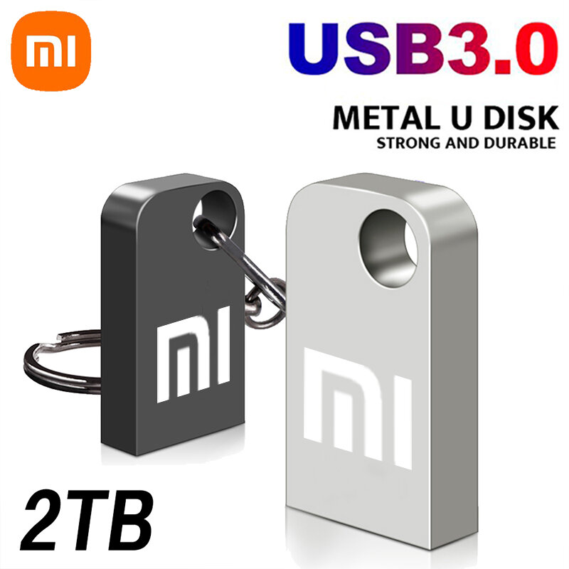 Портативный USB-флеш-накопитель Xiaomi Mini U Disk, металлический водонепроницаемый высокоскоростной Флэш-Накопитель USB 512 типа C на 1 ТБ, 3,0 Гб