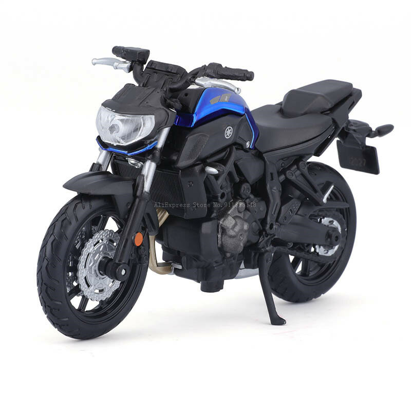 Maisto 1:18 Yamaha MT-07 2018 Motor Asli Model Statis Mobil Die Cast Koleksi Hadiah Mainan Mobil Mainan Juguetes