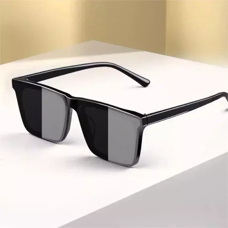 Kacamata hitam persegi mode baru kacamata hitam Pria Wanita desainer mewah uniseks kacamata hitam antik klasik pria UV400 Oculos De Sol