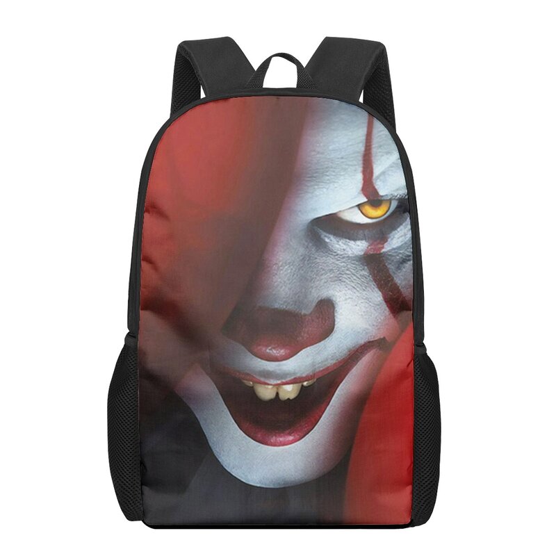 It-Joker-Bill-Skarsgard 남녀공용 학교 가방, 3D 인쇄 학교 백팩, 유치원 배낭, 엄마