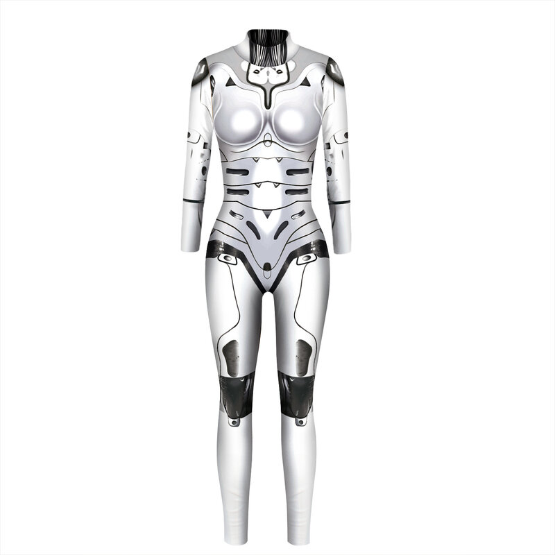 بذلة روبوت بانك للرجال والنساء ، بدلة رياضية مثيرة ، زي تنكري زينتاي سايبر ، دعامة جسم هالوين ، 14 طراز ، لعبة