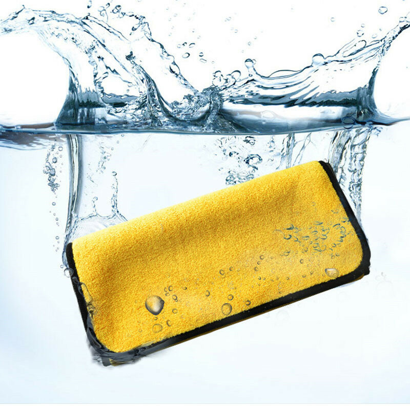 Mikro faser Reinigungs tuch super saugfähig verdicken weiches Trocken tuch Karosserie Wasch handtücher Doppels chicht sauber