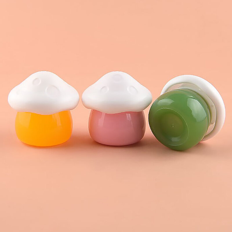 10G Paddestoelvorm Plastic Navulbare Flessen Lege Potflessen Make-Up Jar Reis Gezichtscrème Lotion Cosmetische Container