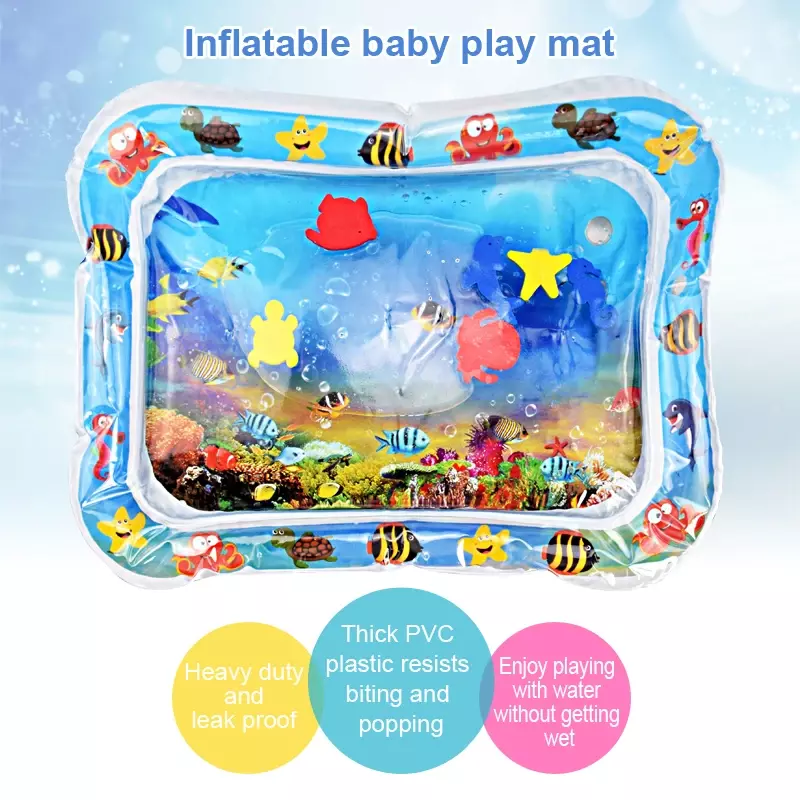 Baby Water Mat Almofada Inflável Infantil Criança Água Play Mat para Crianças Educação Precoce Desenvolvimento Kid Toys Summer Toy Gift