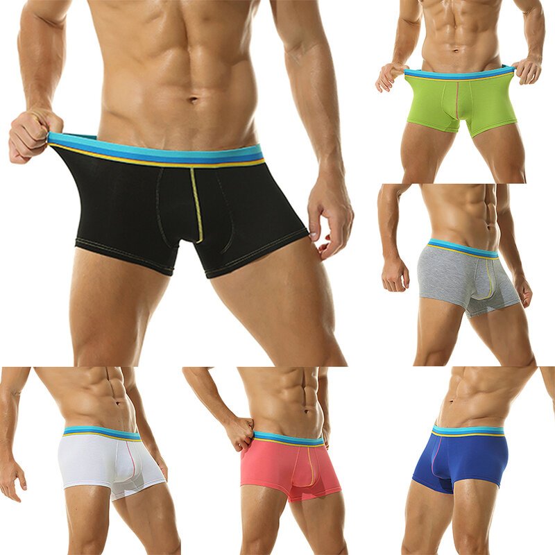 Męskie majtki z niskim stanem na bieliznę majtki stringi Bikini majtki majtki oddychające wygodne stroje plażowe lekkie