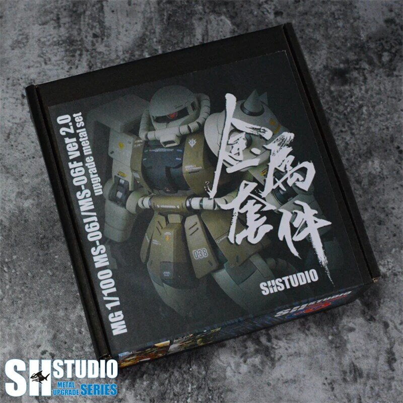 SH Studio Detail-up Set For 1/100 MG Zaku II Green Ver 2.0 Metal Modification For Mobile Suit Models Toys Metal Accessories
