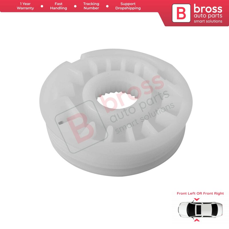Bross Auto Parts BWR259 Electrical Power Window Regulator Wheel Front Left or Right Door for VW Touran Audi A4 Ship from Turkey