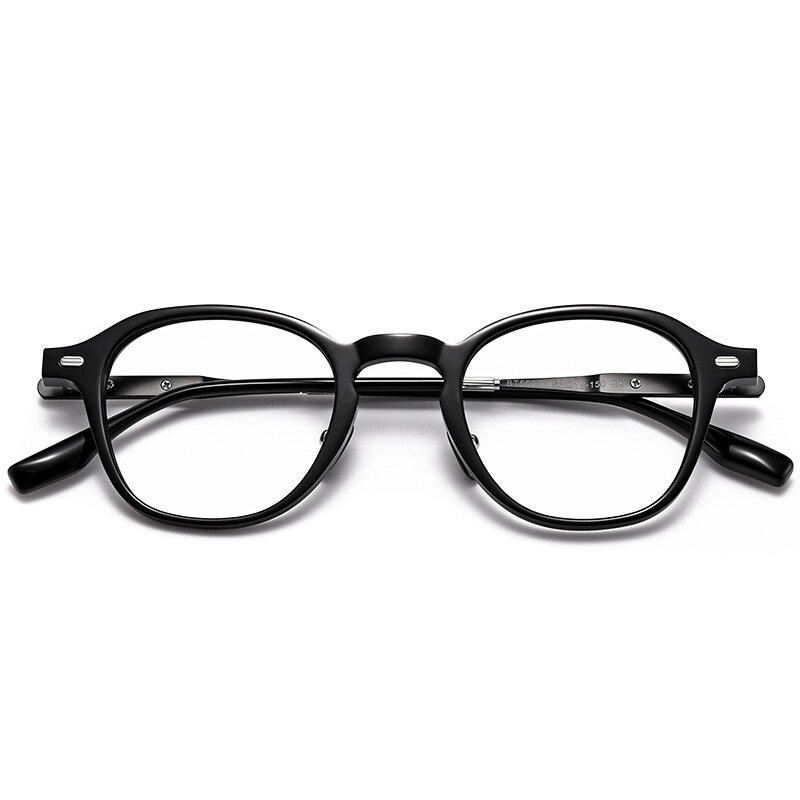 Montura de gafas de acetato Retro ultraligera para hombres y mujeres, gafas ovaladas de diseñador, gafas de lectura para miopía, montura de gafas ópticas hechas a mano