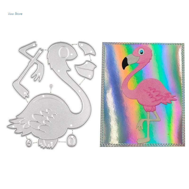 Flamingo Metal Cutting Dies Scrapbooking Stencil Die Cuts Card Embossing DIY Photo Album Template Mold Decoration Craft