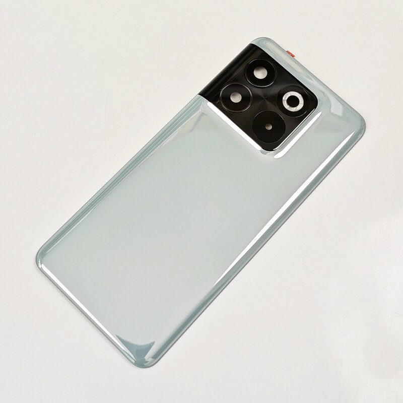 Couvercle arrière en verre d'origine pour OnePlus 10T 5G, porte arrière, boîtier de batterie de remplacement, boîtier arrière avec objectif d'appareil photo