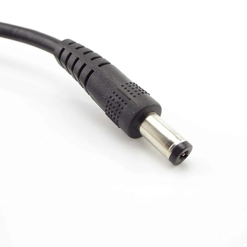 Conector de CC macho y hembra, Cable de 2,1x5,5mm, adaptador de corriente para tira de luces LED, enchufe eléctrico, 20AWG
