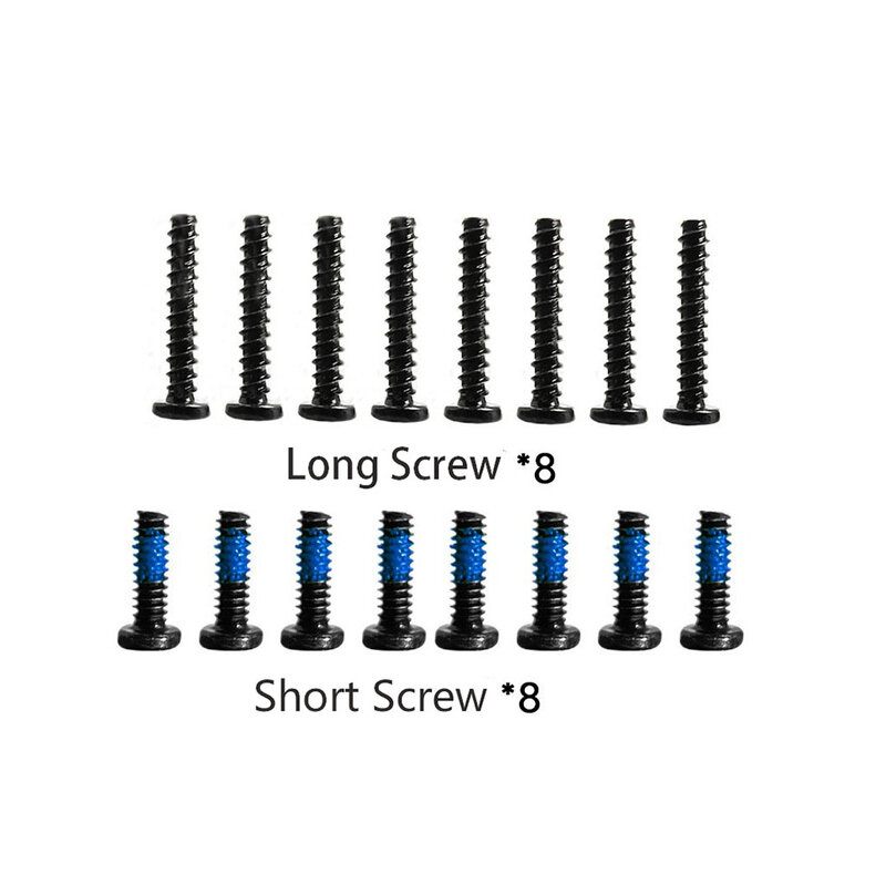 Screws Set Kit Replacement Fix Screws for Steam Deck Accessories    Gamepad Console  Rear Cover Short /Long Screw